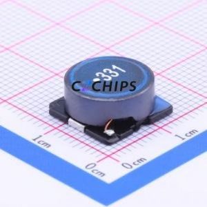 SMDRS1255-331M ตัวเหนี่ยวนำไฟฟ้าแบบ SMD, ขนาด 12.5x12.5 มม. ( ค่าความเหนี่ยวนำ: 330uH ) ( ความแม่นยำ: 20% กระแสไฟฟ้าที่กำหนด: 590mA ) - Product Image 1
