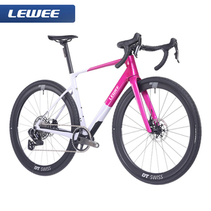 Bicicleta de Gravel de Carbono 700C con Manillar de <span class=keywords><strong>Carretera</strong></span>, Frenos de Disco Hidráulicos, Bicicleta de Aventura - Product Image 1
