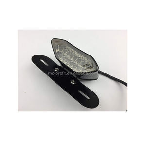 Feux arrière LED universels 12V pour <span class=keywords><strong>moto</strong></span>, avec fenêtres et mini-marque de <span class=keywords><strong>moto</strong></span> intégrée avec supports - Product Image 4
