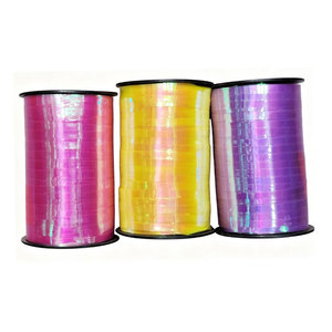Durable Flexishine Solid Metallic Plastic Gift PP <b>Ribbon</b> Roll Curling <b>Ribbon</b> for Retail Packaging Craft Supplies - Product Image 3