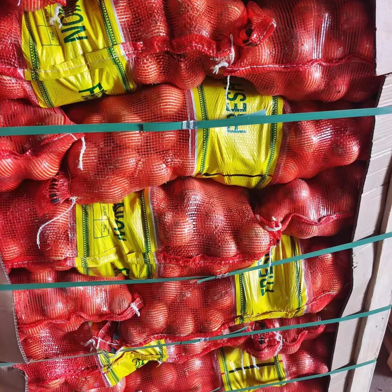 Grosir kualitas terbaik Tiongkok Harga Murah pemasok bawang merah segar bawang kuning 1 ton harga dijual