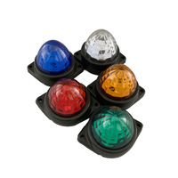 Offre Spéciale 12-24V Heavy Duty Forme Ronde Pastèque Clair LED Feux de Position Latéraux Nouvelle Condition Feu de Dégagement Accessoires De Voiture