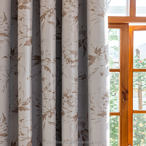 Illustration de fleurs sauvages impression thème automnal vintage ambiance de ferme, traitements de fenêtre 2 panneaux ensemble pour salon ou chambre - Product Image 4