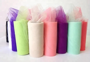 Rollo de Tul <span class=keywords><strong>HM</strong></span>-111 para Decoración de Bodas y Fiestas de Cumpleaños, 15cm x 25 Yardas/15cm x 100 Yardas - Product Image 4