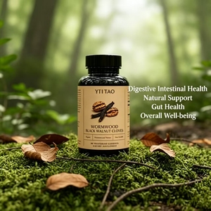 Cápsulas de Ajenjo, Nuez Negra y Clavo - Soporte Natural para la Salud Intestinal y Digestiva, Limpieza Herbal del Intestino, Apto para Veganos - Product Image 3