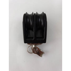 Rueda Doble/Giratoria/Con Grillete, Rodamiento de Bolas Master BB-0203F, Diámetro de Rueda 29 mm, Diámetro de Cable 8 mm, para Veleros, Herrajes Marinos - Product Image 3