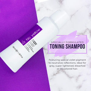 No Yellow Shampoo <strong>Hair</strong> <strong>Dye</strong> Color Instantly Brightens &amp; Washes Away Brassy Yellow Tones - Product Image 2