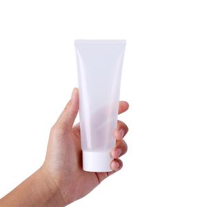 Tube de dentifrice en aluminium, tube de crème, contenant cosmétique vide, rose, noir, blanc, transparent, pour nettoyant visage et gel douche - Product Image 2