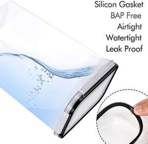 Contenitore Impilabile <span class=keywords><strong>per</strong></span> <span class=keywords><strong>Alimenti</strong></span> in <span class=keywords><strong>Plastica</strong></span> PP Senza BPA a Chiusura Ermetica, Organizzatore <span class=keywords><strong>per</strong></span> la Cucina e Dispensa <span class=keywords><strong>per</strong></span> Cereali e Cibi Secchi - Product Image 5