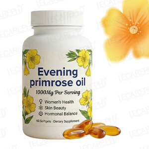 Cápsulas de Aceite de Onagra Halal, Gran Venta, Apoyo para la <span class=keywords><strong>Menopausia</strong></span>, Piel Saludable y Síndrome Premenstrual - Product Image 1