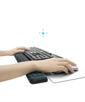 Repose-poignets pour clavier en mousse à mémoire de forme OEM, antidérapant, base en caoutchouc, pour PC de bureau – Vente chaude