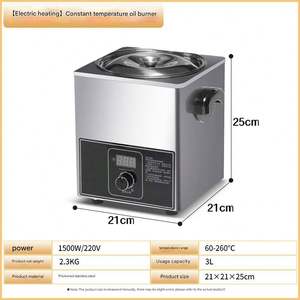 Máquina Eléctrica Comercial para Mantener Aceite Caliente a Temperatura Constante, Calentador de Aceite de Acero Inoxidable, Quemador de Aceite Caliente Comercial - Product Image 6