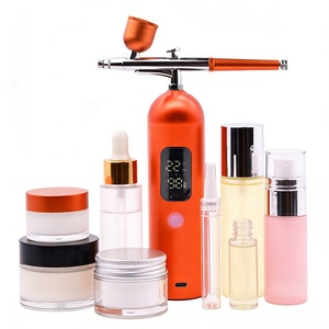 Kit d'aérographe 35 PSI, ensemble <span class=keywords><strong>complet</strong></span>, aérographe à double action pour gâteaux + compresseur pour nail art et art fin, matériaux ABS et cuivre - Product Image 3