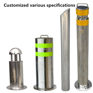 Bolardo de Barrera Automático de Acero Inoxidable Equipo de Sistema de Gestión de Aparcamiento Bloqueo de Plaza de Estacionamiento de Acero - Product Image 3