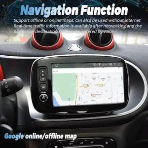 Navigation multimédia automobile RHD 8 pouces pour Benz Smart 453 Fortwo 2014 - 2020 Écran radio GPS Bluetooth Android Auto Carplay - Product Image 2