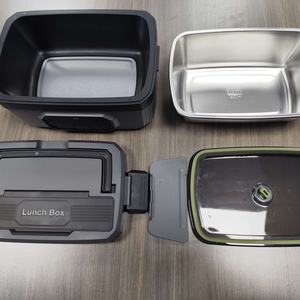 Boîte à lunch chauffante sans fil personnalisée de 1,6 L en acier inoxydable, boîte à lunch électrique à température contrôlée, récipient alimentaire - Product Image 6