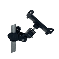 Support de téléphone cylindrique universel de haute qualité, étanche, 5-12 pouces, avec clip réglable à 360 degrés pour tablette et phablet