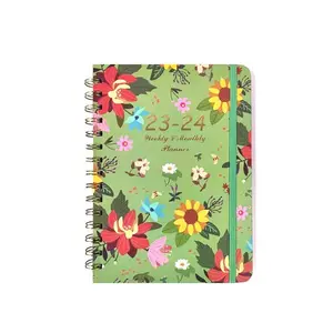 Chinesischer Lieferant Benutzer definierte Farbe Art Paper Budget Planer Notebook A5 Notebook für Office & Business