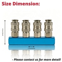 Raccord pneumatique de type européen, connecteur rapide standard européen, coupleur à barbillon pour tuyau de 6 mm / 8 mm / 10 mm / 12 mm, adaptateur pour compresseur d'air