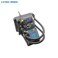 NerdQaxe++ Rev7 Hydro Cooling Bitcoin Miner 6Th/S 100W 4x BM1370 ASIC Open Source SHA-256 BTC Miner Machine de minage Bitcoin domestique