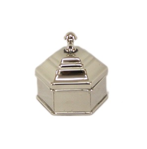 Plat de service à beurre et fromage en acier inoxydable avec finition polie pour table de cuisine et occasions de fête - Product Image 2