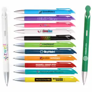 Produits cadeaux promotionnels bon marché-stylo à bille en plastique personnalisé avec impression de logo personnalisé-stylo à bille à encre personnalisé