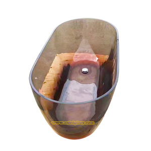<span class=keywords><strong>Bañera</strong></span> Rectangular Transparente Moderna y Contemporánea, Independiente, con Diseño Portátil para Uso en Hoteles y Villas - Product Image 3