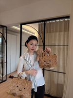 Nouveau Sac à Main Tendance 2026 pour Femme – Style Designer Mignon Dessin Animé, Sac Bandoulière Grande Capacité avec Bouton