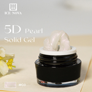Gel Sólido ICE NOVA 5D Pearl, Gel de Escultura 3D para <span class=keywords><strong>Uñas</strong></span>, Gel Moldeador para <span class=keywords><strong>Uñas</strong></span>, Esmalte Semipermanente, Diseño de Flores - Product Image 4