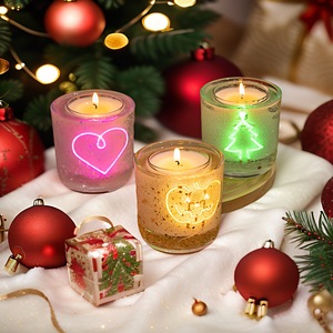 Nuove Candele Semifinite in Cera di Soia con Sensore LED, per Hotel, Camera da Letto, Regali di San Valentino, Candele Romantiche - Product Image 3