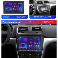 Autoradio 9 pouces sans fil Carplay Octa Core Android GPS Navigation 4G pour Volkswagen Skoda Seat Passat B7 Polo VW Golf 5 6