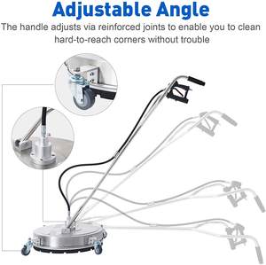 Limpiador de superficies Bison Power Washer con succión - Product Image 1