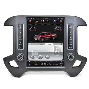 Krando 12.1 “特斯拉风格安卓汽车导航，适用于雪佛兰Silverad和GMC Sierra 2014-2018头单元，带苹果Carplay