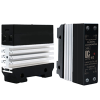 Relais à semi-conducteurs monophasé de contrôle cc de Type aléatoire SSR pour AC 10A/25A/40A/60A/80A/100A/120A Protection scellée de taille Miniature