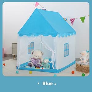 Çocuk kapalı oyun evi kız oyun evi rüya kale prenses çadır ev yatak uyku sihirli ayırabilirsiniz - Product Image 4