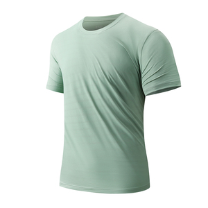เสื้อยืดผู้ชายกลิ่นมิ้นท์ ทรงปกติ แห้งเร็ว 190 GSM เสื้อกีฬาพื้นฐาน - Product Image 1