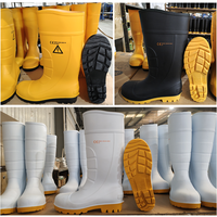 Nouvelles bottes de sécurité en PVC imperméables à hauteur de genou, avec embout composite CE, pour l'exploitation minière, la construction et l'industrie.