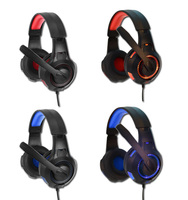 Éclairage RVB personnalisé son stéréo Gaming pas cher Casque filaire Gamer Casque avec microphone