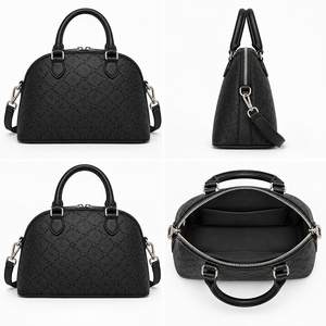 New Top Custom PU Leather <b>Work</b> Briefcase <b>Men</b> Hand Carry Business Shoulder <b>Bag</b> Embossed Pattern Document Satchel OEM ODM - Product Image 2