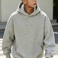 Sweat-shirt streetwear épais et court, personnalisé avec logo d'usine, style oversize pour l'hiver