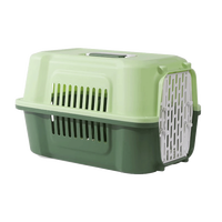 Cage en plastique pour petit chien, transporteur multi-trous respirant avec circulation d'air libre, autres produits pour colliers et laisses pour animaux de compagnie