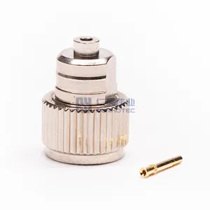 50ohm solda reta Pin RF macho conector coaxial tipos de SMA