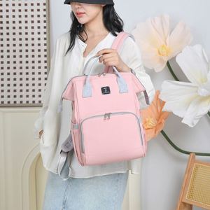 Customized Logo Mommy Backpacks Large Capacity Baby Supplies <b>Storage</b> Bag for Outdoor Hospital - Product Image 3