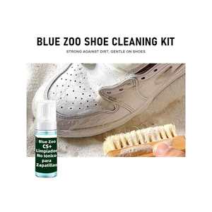 Kit de Limpieza de Zapatos Blue Zoo Cs+ Cleaner 150 ml con 2 Cepillos y Toalla para Zapatillas Blancas - Product Image 4