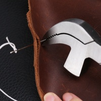 Outil de travail pour l'artisanat du cuir, bricolage du cuir, outils pour le soudures en métal, pince de réparation des cicatrices noires