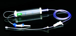 مجموعة تسريب طبية للاستخدام مرة واحدة بسعة 100 مل و150 مل مع بوريت حاصلة على شهادة CE ISO13485 - Product Image 2