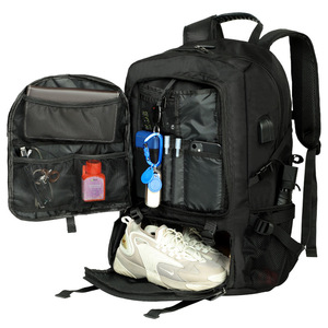 Travel <b>Backpack</b> 80L Waterproof Laptop <b>Compartment</b> Unisex Outdoor Hiking Business Trip Shoulder Bag - Product Image 2