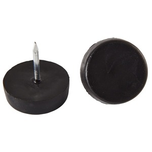Pieds de meubles en plastique, pieds rehausseurs, noirs, blancs, avec clous en caoutchouc, plats, antidérapants, style moderne et simple - Product Image 1