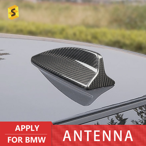 Pièces extérieures de voiture en Fiber de carbone ES <span class=keywords><strong>aileron</strong></span> de <span class=keywords><strong>requin</strong></span> autocollant d'antenne WIFI extérieur pour <span class=keywords><strong>BMW</strong></span> <span class=keywords><strong>E90</strong></span> E92 M3 - Product Image 2