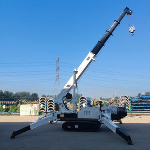 Best Selling Spider <span class=keywords><strong>Crane</strong></span> 8ton Diesel Powered Mobile Spider <span class=keywords><strong>Crane</strong></span> Guindaste De Elevação Com Controle Remoto Rastreador Personalizado - Product Image 2